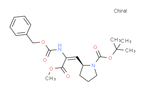 DY824590 | 1438888-16-4 | 1-Pyrrolidinecarboxylic acid, 2-[(1E)-3-methoxy-3-oxo-2-[[(phenylmethoxy)carbonyl]amino]-1-propen-1-yl]-, 1,1-dimethylethyl ester, (2S)-