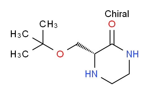 CAS No. 1222102-49-9, (R)-3-(Tert-butoxymethyl)piperazin-2-one