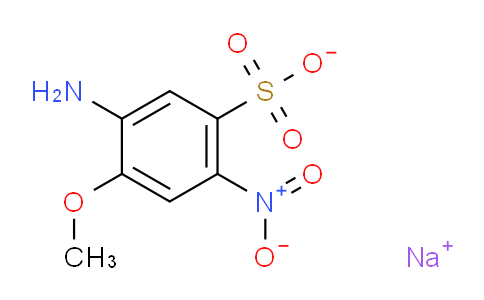 CAS No. 59312-73-1, sodium 5-amino-4-methoxy-2-nitrobenzenesulphonate