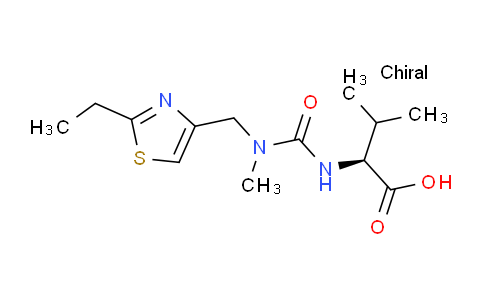 165316-09-6 | L-Valine, N-[[[(2-ethyl-4-thiazolyl)methyl]methylamino]carbonyl]-