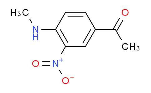 CAS No. 18076-17-0, 1-(4-(methylamino)-3-nitrophenyl)ethan-1-one