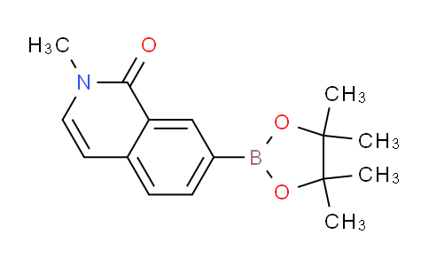 DY825026 | 2096997-20-3 | 2-甲基-7-(4,4,5,5-四甲基-1,3,2-二氧杂硼环戊烷-2-基)异喹啉-1(2H)-酮
