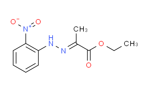 CAS No. 33165-45-6, ethyl (E)-2-(2-(2-nitrophenyl)hydrazineylidene)propanoate