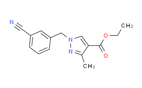 1951439-84-1 | ethyl 1-(3-cyanobenzyl)-3-methyl-1H-pyrazole-4-carboxylate