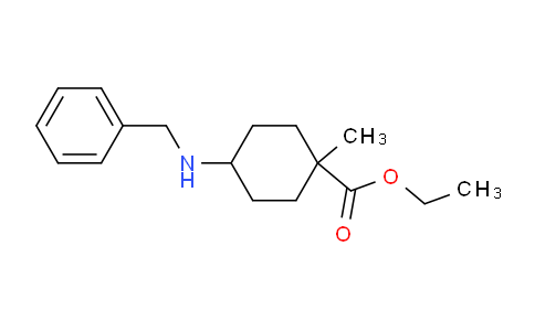 1951439-92-1 | ethyl 4-(benzylamino)-1-methylcyclohexanecarboxylate