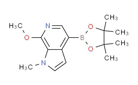 DY825128 | 2103352-53-8 | 7-methoxy-1-methyl-4-(4,4,5,5-tetramethyl-1,3,2-dioxaborolan-2-yl)-1H-pyrrolo[2,3-c]pyridine