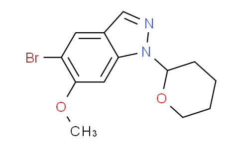 DY825216 | 1613504-83-8 | 5-bromo-6-methoxy-1-(tetrahydro-2H-pyran-2-yl)-1H-indazole