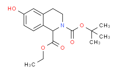 CAS No. 128073-49-4, 2-(tert-butyl) 1-ethyl 6-hydroxy-3,4-dihydroisoquinoline-1,2(1H)-dicarboxylate