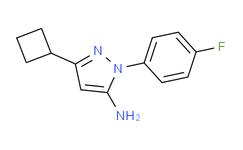2093978-05-1 | 3-cyclobutyl-1-(4-fluorophenyl)-1H-pyrazol-5-amine