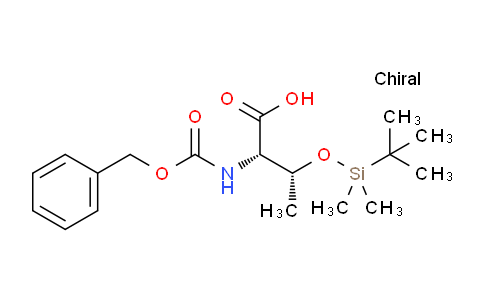 CAS No. 94820-26-5, N-benzyloxycarbonyl-O-(tert-butyldimethylsilyl)-L-threonine
