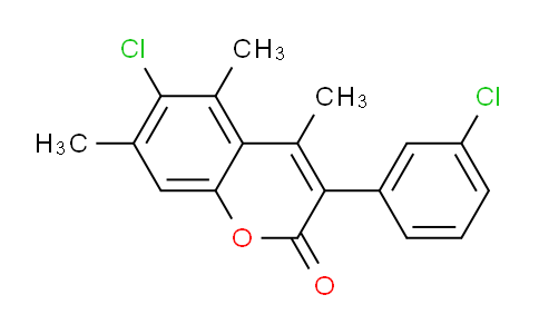 MC825497 | 720673-69-8 | 6-Chloro-3(3'-chlorophenyl)-4,5,7-trimethylcoumarin