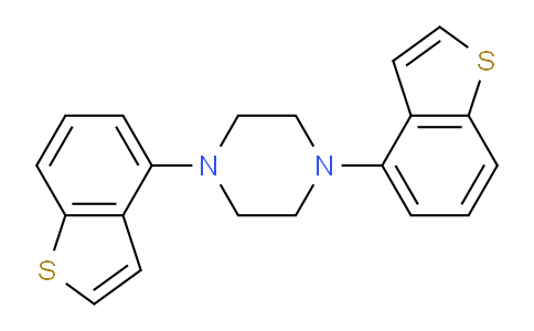 CAS No. 1420987-86-5, 1,4-Bis(benzo[b]thien-4-yl)piperazine