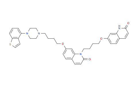 DY826539 | 2094559-58-5 | 7-(4-(4-(benzo[b]thiophen-4-yl)piperazin-1-yl)butoxy)-1-(4-((2-oxo-1,2-dihydroquinolin-7-yl)oxy)butyl)quinolin-2(1H)-one