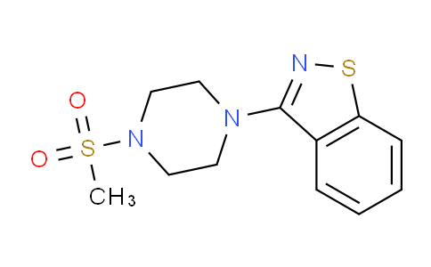 DY826962 | 2190680-18-1 | 3-[4-(methylsulfonyl)-1-piperazinyl]-1,2-Benzisothiazole