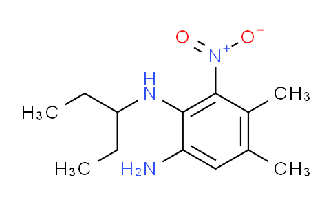 CAS No. 66382-22-7, N2-(1-乙基丙基)-4,5-二甲基-3-硝基-1,2-苯二胺