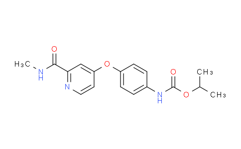 DY827307 | 2206827-14-5 | isopropyl (4-((2-(methylcarbamoyl)pyridin-4-yl)oxy)phenyl)carbamate
