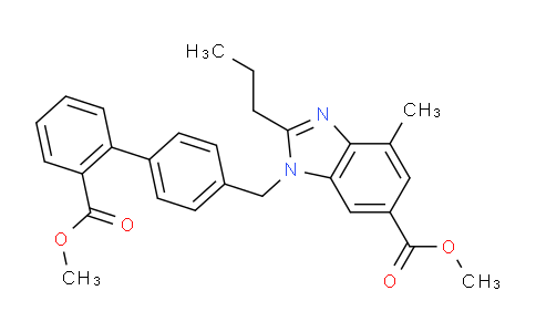 DY827332 | 916332-38-2 | methyl 1-((2'-(methoxycarbonyl)-[1,1'-biphenyl]-4-yl)methyl)-4-methyl-2-propyl-1H-benzo[d]imidazole-6-carboxylate