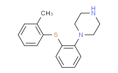 DY827422 | 1293489-71-0 | Piperazine, 1-[2-[(2-methylphenyl)thio]phenyl]-