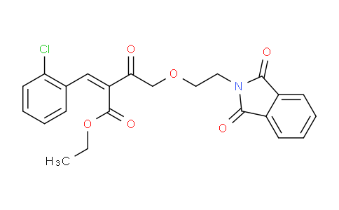 400024-08-0 | 2-[(2-Chlorophenyl)methylene]-4-[2-(1,3-dihydro-1,3-dioxo-2H-isoindol-2-yl)ethoxy]-3-oxobutanoic Acid Ethyl Ester