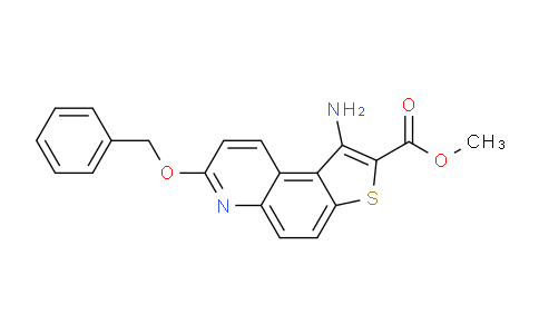 DY827528 | 2243953-80-0 | methyl 1-amino-7-(benzyloxy)thieno[3,2-f]quinoline-2-carboxylate