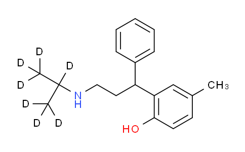 1346600-20-1 | N-(Isopropyl-d7)-3-(2-hydroxy-5-methylphenyl)-3- phenylpropylamine
