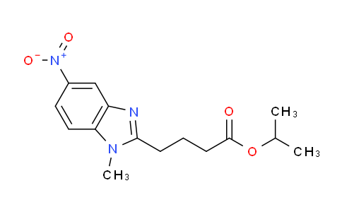 DY827917 | 1374784-01-6 | isopropyl 4-(1-methyl-5-nitro-1H-benzo[d]imidazol-2-yl)butanoate