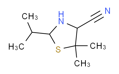 13206-50-3 | 2-异丙基-5,5-二甲基噻唑烷-4-甲腈