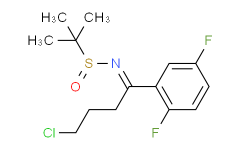 CAS No. 2227089-41-8, 2-Propanesulfinamide, N-[4-chloro-1-(2,5-difluorophenyl)butylidene]-2-methyl-, [S(S)]-