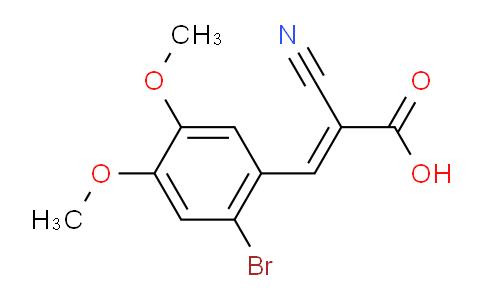 DY828120 | 41234-19-9 | 3-(2-bromo-4,5-dimethoxyphenyl)-2-cyanoacrylic acid