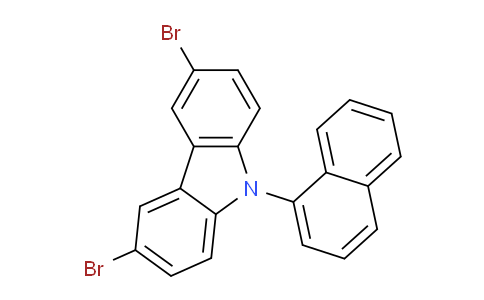 CAS No. 929103-28-6, 3,6-Dibromo-9-(1-naphthalenyl)-9H-carbazole