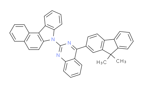 DY828247 | 1416566-76-1 | 7H-Benzo[C]​carbazole, 7-[4-(9,9-dimethyl-9H-fluoren-2-YL)-2-quinazolinyl]-