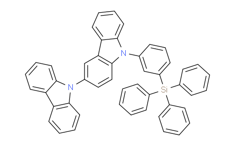 DY828248 | 2665768-26-1 | 3,9'-BI-9H-Carbazole, 9-[3-(triphenylsilyl)phenyl]-