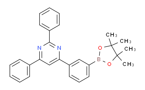 MC828317 | 1342892-16-3 | 2,4-Diphenyl-6-[3-(4,4,5,5-tetramethyl-1,3,2-dioxaborolan-2-YL)phenyl]pyrimidine