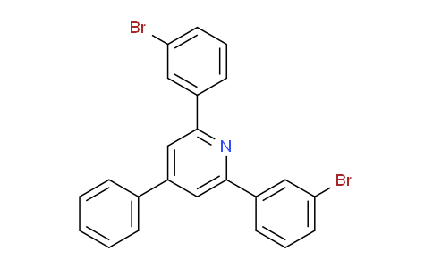 CAS No. 123291-15-6, 2,6-Bis(3-bromophenyl)-4-phenylpyridine