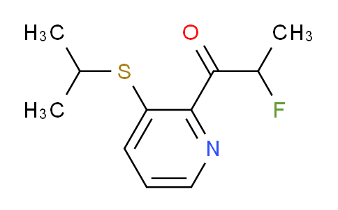 625826-85-9 | 1-(3-异丙基硫烷基吡啶-2-基)-2-氟丙烷-1-酮