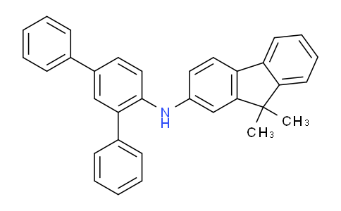 CAS No. 1609484-31-2, 9,9-Dimethyl-N-[1,1':3',1''-terphenyl]-4'-YL-9H-fluoren-2-amine