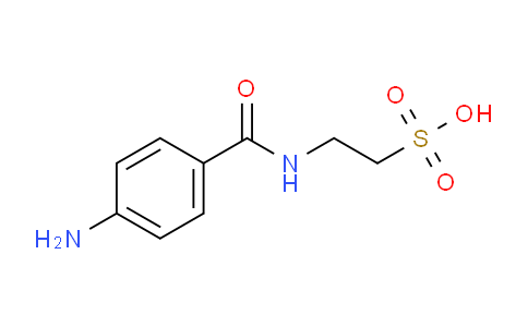 CAS No. 860707-78-4, 2-[(4-氨基苯甲酰)氨基]乙磺酸