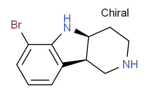 CAS No. 1059630-07-7, (4aS,9bR)-6-bromo-2,3,4,4a,5,9b-hexahydro-1H-pyrido[4,3-b]indole