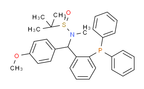 2565792-73-4 | S(R)]-N-[(R)-[2-(二苯基膦)苯基](4-甲氧基苯基)甲基]-N-甲基-2-叔丁基亚磺酰胺