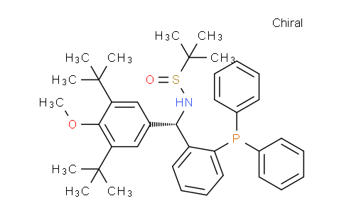 1616688-63-1 | S(R)]-N-[(S)-[3,5-Bis(1,1-dimethylethyl)-4-methoxyphenyl][2-(diphenylphosphino)phenyl]methyl]-2-methyl-2-propanesulfinamide