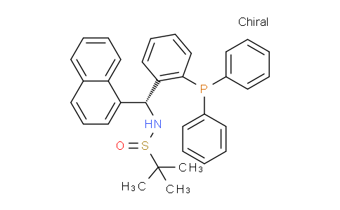 1616688-65-3 | (R)-N-((R)-(2-(diphenylphosphanyl) phenyl)(naphthalen-1-yl)methyl)-2-methylpropane-2-sulfinamide