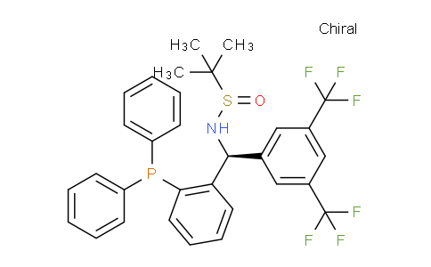 2262535-73-7 | (R)-N-((S)-(3,5-Bis(trifluoromethyl)phenyl)(2-(diphenylphosphaneyl)phenyl)methyl)-2-methylpropane-2-sulfinamide