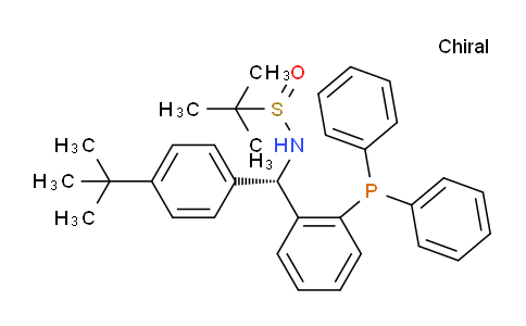 2628235-12-9 | (R)-N-((S)-(4-(tert-Butyl)phenyl)(2-(diphenylphosphanyl)phenyl)methyl)-2-methylpropane-2-sulfinamide
