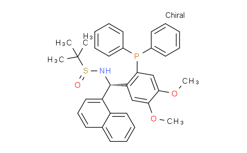 2417456-74-5 | (R)-N-((S)-(2-(Diphenylphosphanyl)-4,5-dimethoxyphenyl)(naphthalen-1-yl)methyl)-2-methylpropane-2-sulfinamide