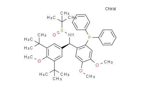 2565792-47-2 | (R)-N-((R)-(3,5-Di-tert-butyl-4-methoxyphenyl)(2-(diphenylphosphanyl)-4,5-dimethoxyphenyl)methyl)-2-methylpropane-2-sulfinamide