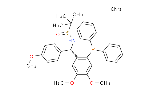 2417456-70-1 | (R)-N-((S)-(2-(Diphenylphosphino)-4,5-dimethoxyphenyl)(4-methoxyphenyl)methyl)-2-methylpropane-2-sulfinamide