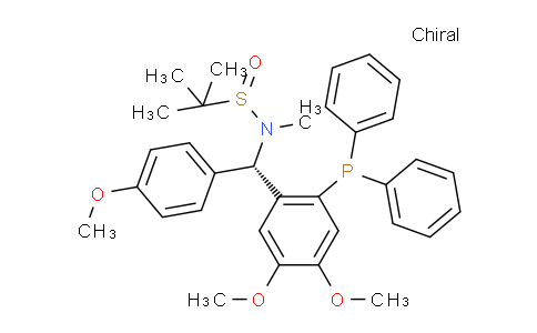 MC829071 | 2565792-80-3 | (R)-N-((S)-(2-(Diphenylphosphanyl)-4,5-dimethoxyphenyl)(4-methoxyphenyl)methyl)-N,2-dimethylpropane-2-sulfinamide