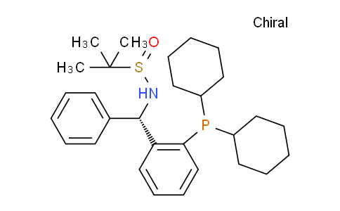 MC829072 | 1595319-99-5 | (R)-N-((S)-(2-(Dicyclohexylphosphanyl)phenyl)(phenyl)methyl)-2-methylpropane-2-sulfinamide