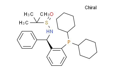 2565792-22-3 | (R)-N-((R)-(2-(Dicyclohexylphosphino)phenyl)(phenyl)methyl)-2-methylpropane-2-sulfinamide