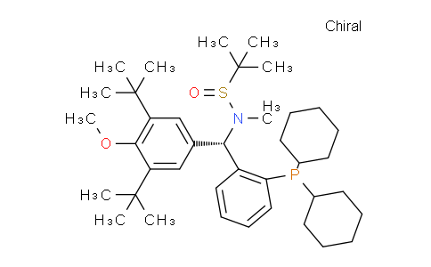 2241598-34-3 | (R)-N-((S)-(3,5-Di-tert-butyl-4-methoxyphenyl)(2-(dicyclohexylphosphanyl)phenyl)methyl)-N,2-dimethylpropane-2-sulfinamide